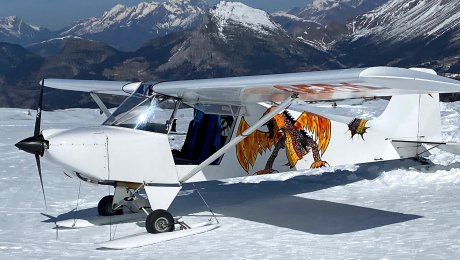 avion ski rolland jame