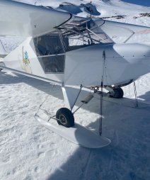 attérir sur la neige